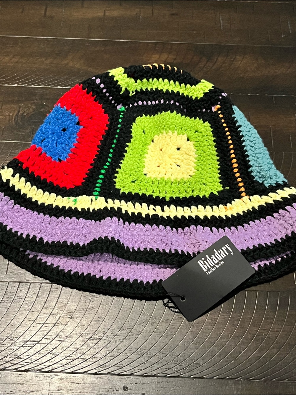 Multicolor Crochet Women’s Bucket Hat